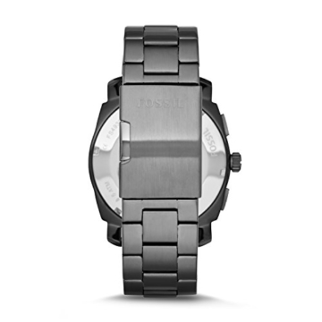 Fossil Herrenuhr Machine / Analoge, robuste Chronographen Uhr mit großem Ziffernblatt, Datumsanzeige & wechselbarem Edelstahl Armband - im zeitlosen Industrial-Look - 3