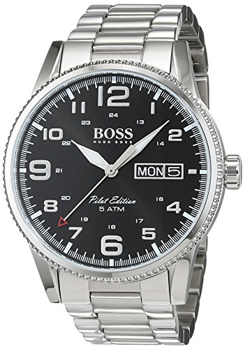 Hugo Boss Herren-Armbanduhr 1513327, Stahl/Schwarz - 1
