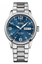 Hugo Boss Herren-Armbanduhr 1513329, Stahl/Blau - 1