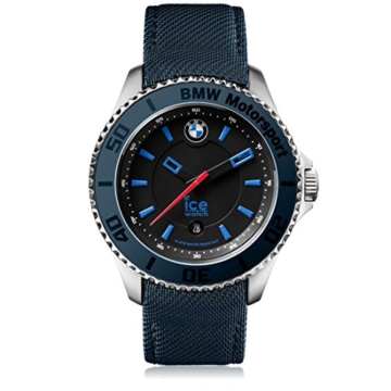 Ice-Watch - BMW Motorsport (steel) Dark & Light BE - Blaue Herrenuhr mit Lederarmband - 001113 (Medium) - 1