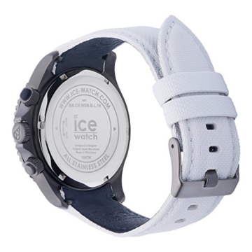 Ice-Watch - BMW Motorsport (steel) White - Weiße Herrenuhr mit Lederarmband - Chrono - 001120 (Large) - 4