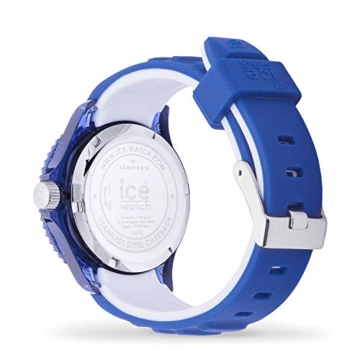 Ice-Watch - ICE aqua Marine - Blaue Herrenuhr mit Silikonarmband - 001455 (Small) - 4