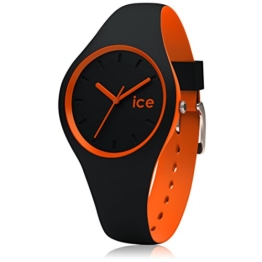 Ice-Watch - ICE duo Black Orange - Schwarze Herrenuhr mit Silikonarmband - 001528 (Small) - 1