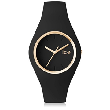 Ice-Watch - ICE glam Black - Schwarze Damenuhr mit Silikonarmband - 000918 (Medium) - 1