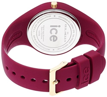 Ice-Watch - ICE glam forest Anemone - Rote Damenuhr mit Silikonarmband - 001056 (Small) - 2