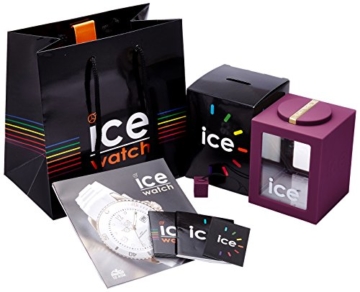 Ice-Watch - ICE glam forest Anemone - Rote Damenuhr mit Silikonarmband - 001056 (Small) - 5