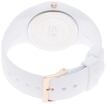 Ice-Watch - ICE glam White Rose-Gold - Weiße Damenuhr mit Silikonarmband - 000978 (Medium) - 2