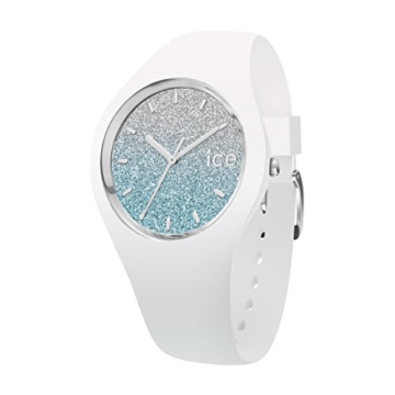 Ice-Watch - ICE lo White blue - Weiße Damenuhr mit Silikonarmband - 013425 (Small) - 1