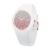 Ice-Watch - ICE lo White pink - Weiße Damenuhr mit Silikonarmband - 013431 (Medium) - 1