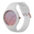 Ice-Watch - ICE lo White pink - Weiße Damenuhr mit Silikonarmband - 013431 (Medium) - 2