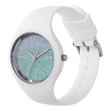 Ice-Watch - ICE lo White turquoise - Weiße Damenuhr mit Silikonarmband - 013430 (Medium) - 2
