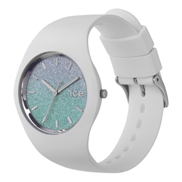 Ice-Watch - ICE lo White turquoise - Weiße Damenuhr mit Silikonarmband - 013430 (Medium) - 3