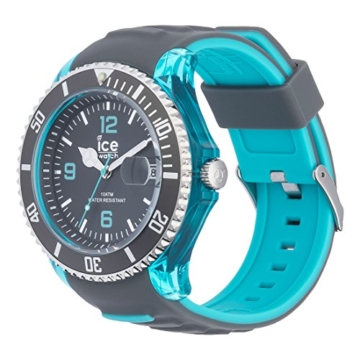 Ice-Watch - ICE sporty Grey Scuba blue - Graue Herrenuhr mit Silikonarmband - 001334 (Extra Large) - 2