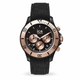 Ice-Watch Ice Urban Chrono PA Black Rose-Gold Uhr 10 bar Analog Datum Schwarz - 1