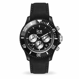 Ice-Watch Ice Urban Chrono PA Black Silver Uhr 10 bar Analog Datum Schwarz - 1