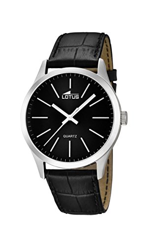 Lotus Herren Analog Quarz Uhr mit Leder Armband 15961/3 - 1