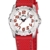 Lotus Kinder-Uhr mit Kautschuk rot und weißes Zifferblatt. W.R. 5 ATM - 1