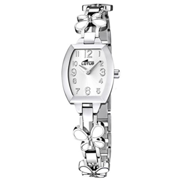 Lotus Mädchen Analog Quarz Uhr mit Edelstahl Armband 15827/1 - 1