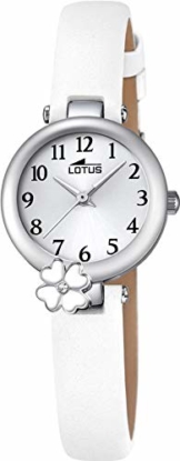 Lotus Mädchen Analog Quarz Uhr mit Leder Armband 18267/1 - 1