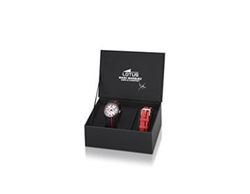 Lotus Marc Marquez 2014 Junior Edition Kinder Quarzuhr mit Orange Zifferblatt Analog-Anzeige und schwarz Rubber Strap 18106/5 - 2