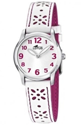 Lotus Mdchen Analog Quarz Uhr mit Leder Armband 15708/2 - 1
