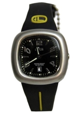 Lotus Uhr für Kind Kautschuk Armband Schwarz/Gelb 15275/5 - 1