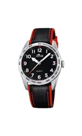 Lotus Unisex Analog Quarz Uhr mit Leder Armband 18276/3 - 1