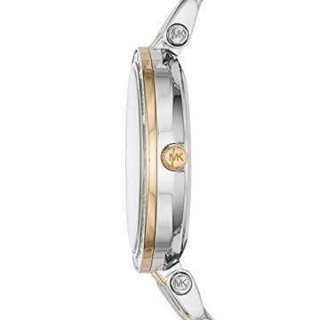 Michael Kors Damen Analog Quarz Uhr mit Edelstahl Armband MK3405 - 6