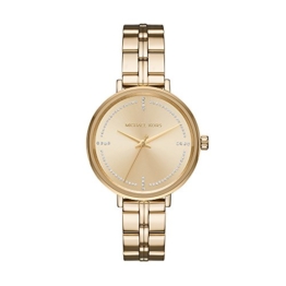 Michael Kors Damen Analog Quarz Uhr mit Edelstahl Armband MK3792 - 1