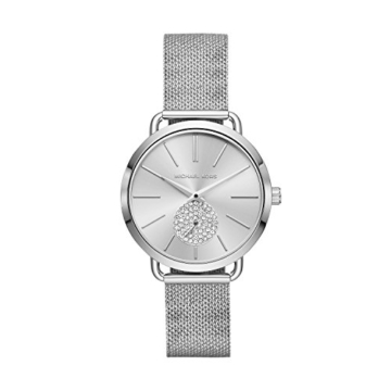 Michael Kors Damen Analog Quarz Uhr mit Edelstahl Armband MK3843 - 1