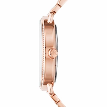 Michael Kors Damen Analog Quarz Uhr mit Edelstahl Armband MK3887 - 2