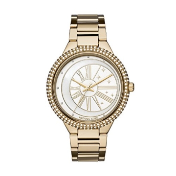 Michael Kors Damen Analog Quarz Uhr mit Edelstahl Armband MK6550 - 1