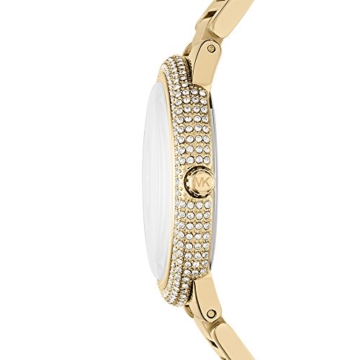 Michael Kors Damen Analog Quarz Uhr mit Edelstahl Armband MK6550 - 2