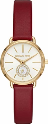 Michael Kors Damen Analog Quarz Uhr mit Leder Armband MK2751 - 1