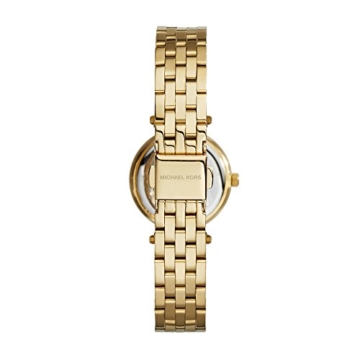 Michael Kors Damen Analog Quarz Uhr mit Weißgold Armband MK3295 - 3