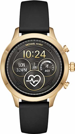 Michael Kors Damen Digital Smart Watch Armbanduhr mit Silikon Armband MKT5053 - 1