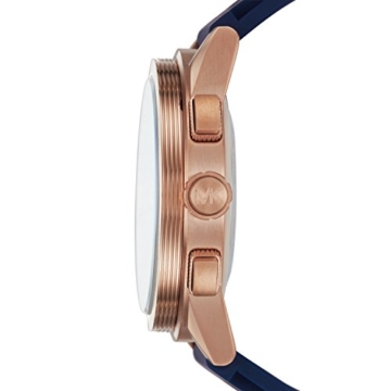 Michael Kors Herren Analog Quarz Smart Watch Armbanduhr mit Silikon Armband MKT4012 - 5