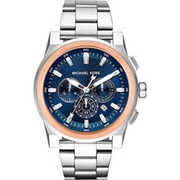 Michael Kors Herren Analog Quarz Uhr mit Edelstahl Armband MK8598 - 1