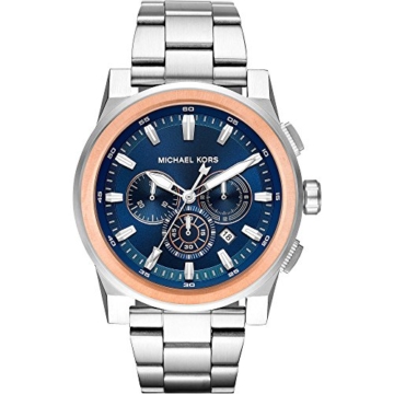 Michael Kors Herren Analog Quarz Uhr mit Edelstahl Armband MK8598 - 1