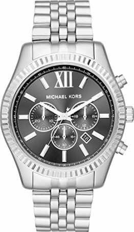 Michael Kors Herren Analog Quarz Uhr mit Edelstahl Armband MK8602 - 1