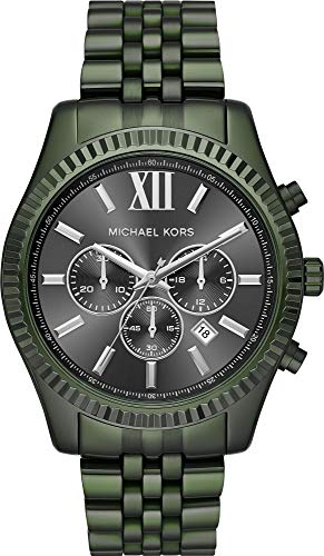 Michael Kors Herren Analog Quarz Uhr mit Edelstahl Armband MK8604 - 1