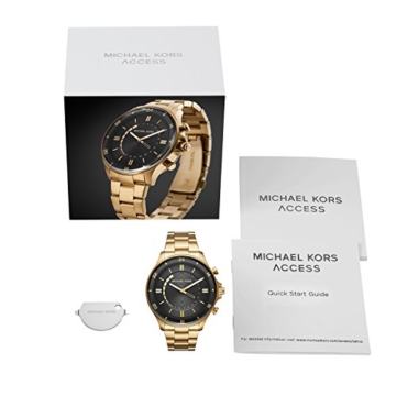 Michael Kors Herren Analog Quarz Uhr mit Edelstahl Armband MKT4014 - 3