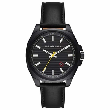 Michael Kors Herren Analog Quarz Uhr mit Leder Armband MK8632 - 1