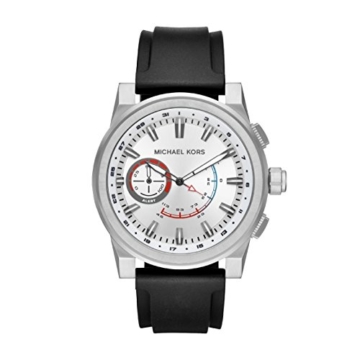Michael Kors Herren Analog Quarz Uhr mit Silikon Armband MKT4009 - 1