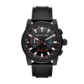 Michael Kors Herren Analog Quarz Uhr mit Silikon Armband MKT4010 - 1
