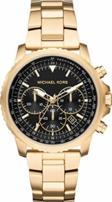 Michael Kors Herren Chronograph Quarz Uhr mit Edelstahl Armband MK8642 - 1