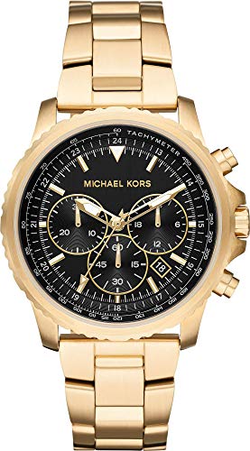 Michael Kors Herren Chronograph Quarz Uhr mit Edelstahl Armband MK8642 - 1