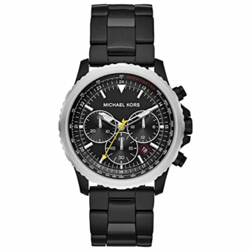 Michael Kors Herren Chronograph Quarz Uhr mit Edelstahl Armband MK8643 - 1