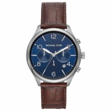 Michael Kors Herren Chronograph Quarz Uhr mit Leder Armband MK8636 - 1