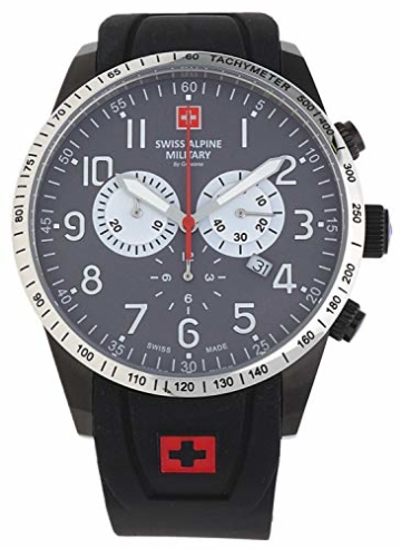 Swiss Alpine Military by Grovana Herren Armbanduhr schwarz 7082-9878 - 2